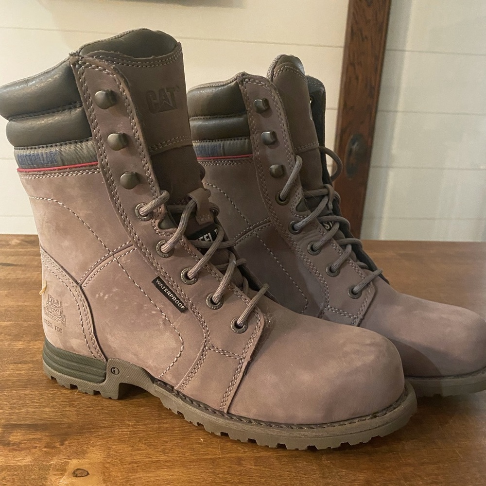 Womens Caterpillar Echo Waterproof Steel Toed Boot